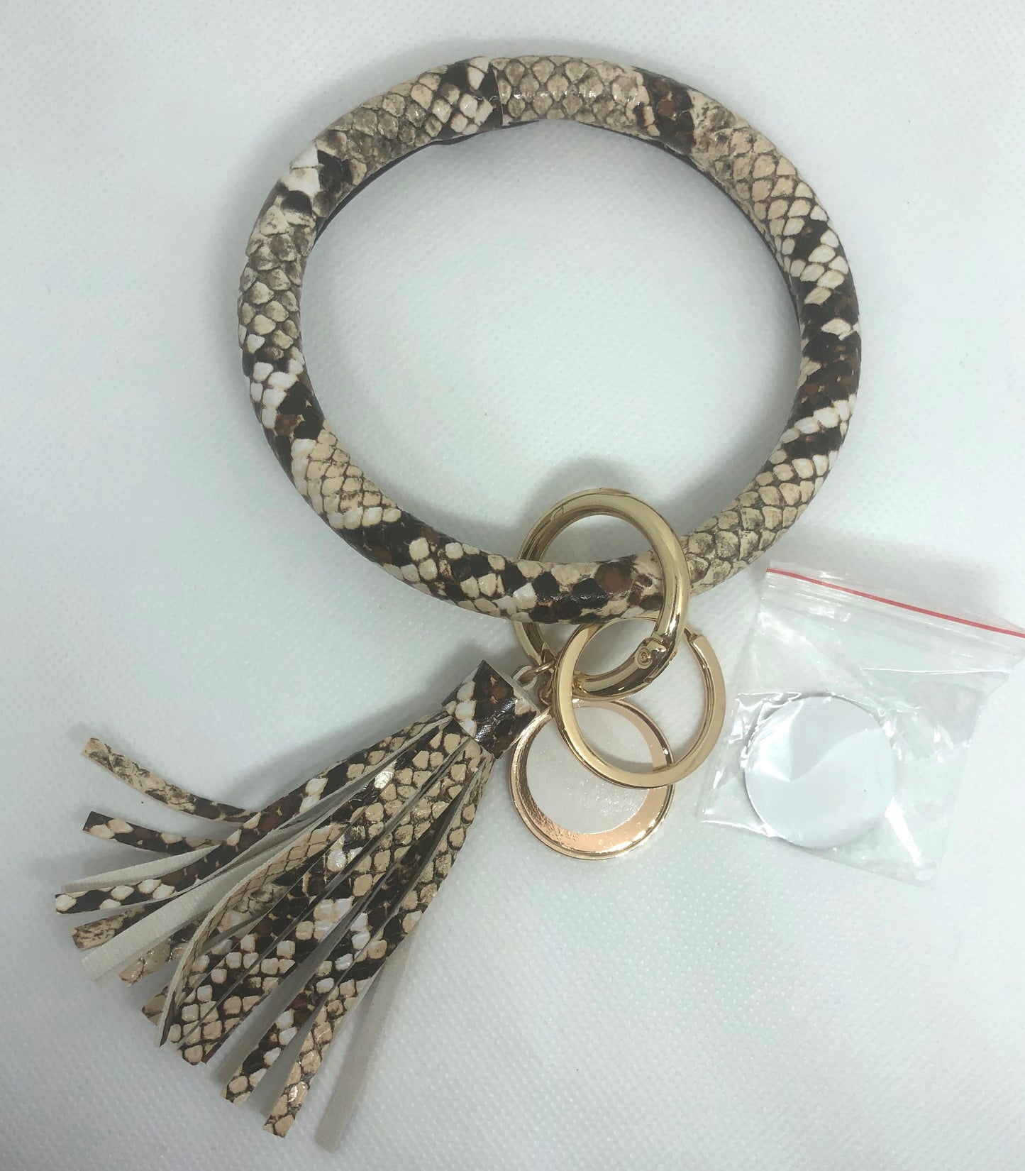 Bangle Keychain with Sublimation Disk