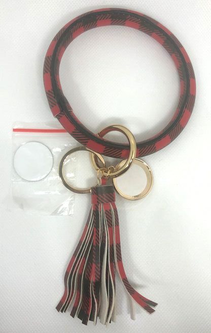 Bangle Keychain with Sublimation Disk