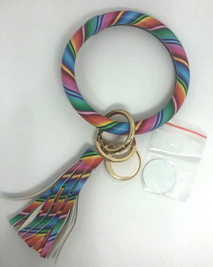 Bangle Keychain with Sublimation Disk