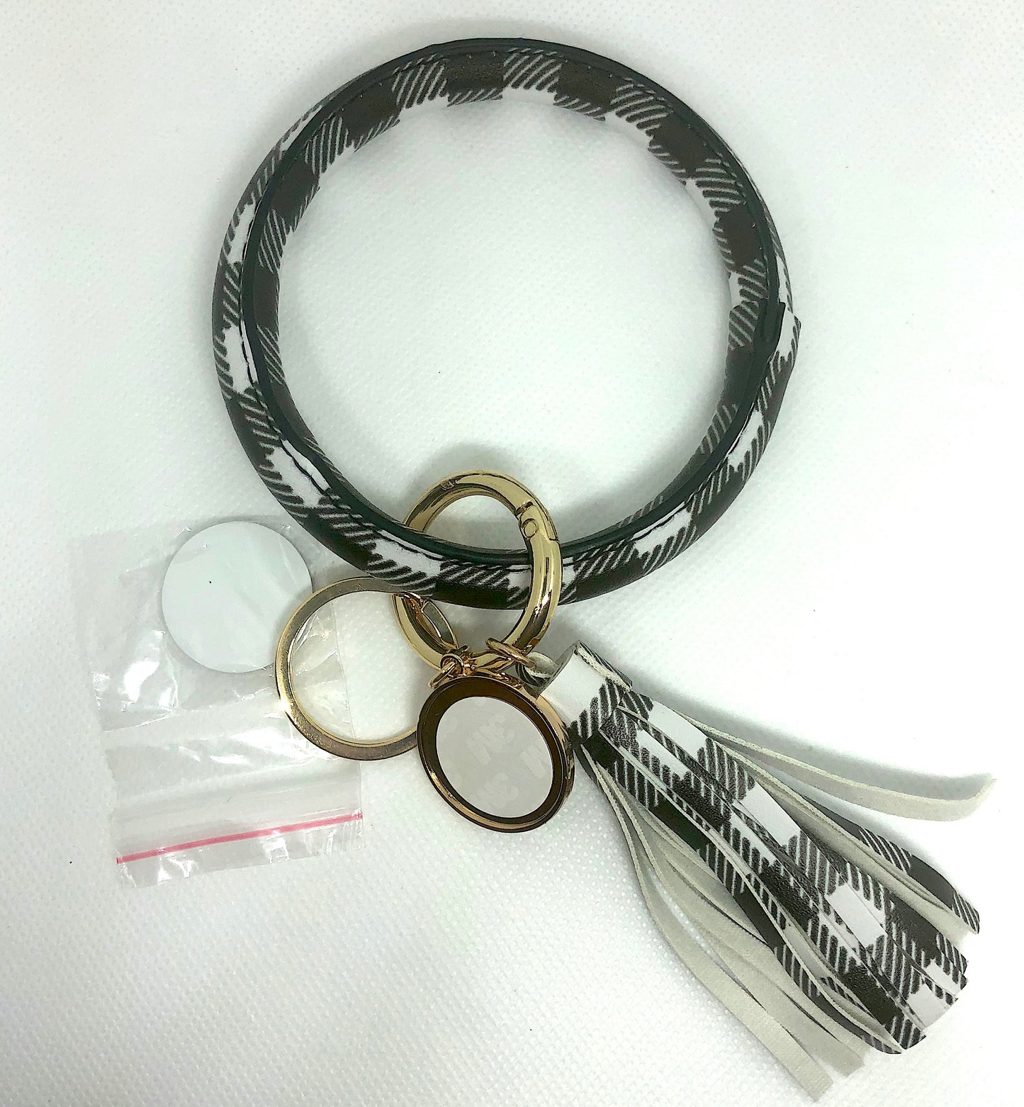 Bangle Keychain with Sublimation Disk