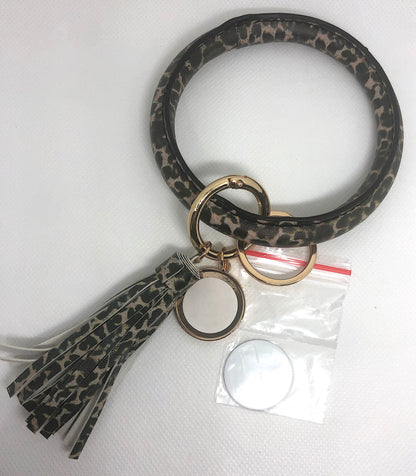 Bangle Keychain with Sublimation Disk