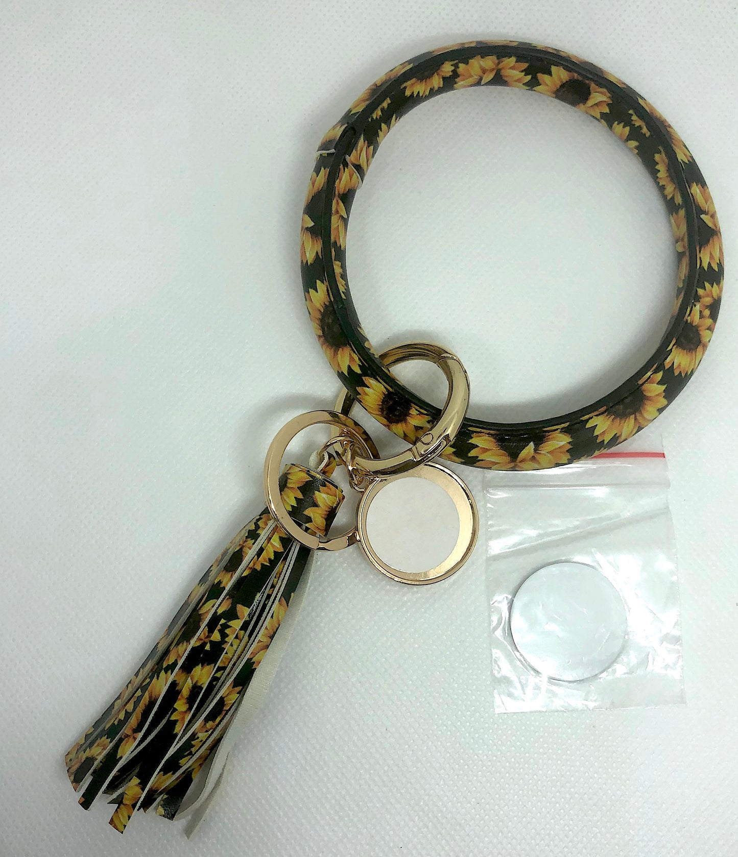 Bangle Keychain with Sublimation Disk