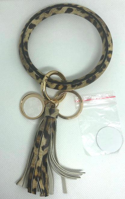 Bangle Keychain with Sublimation Disk