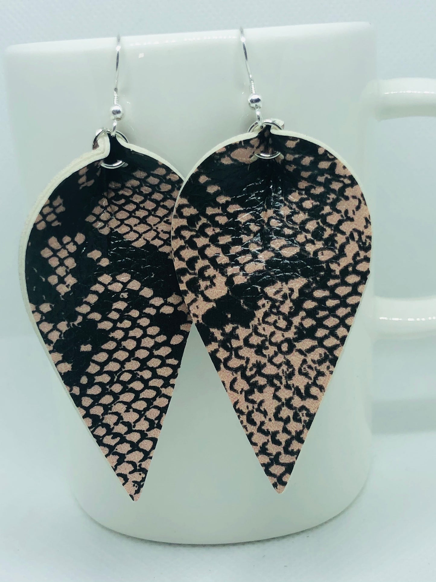 Folded Tear Drop Earrings