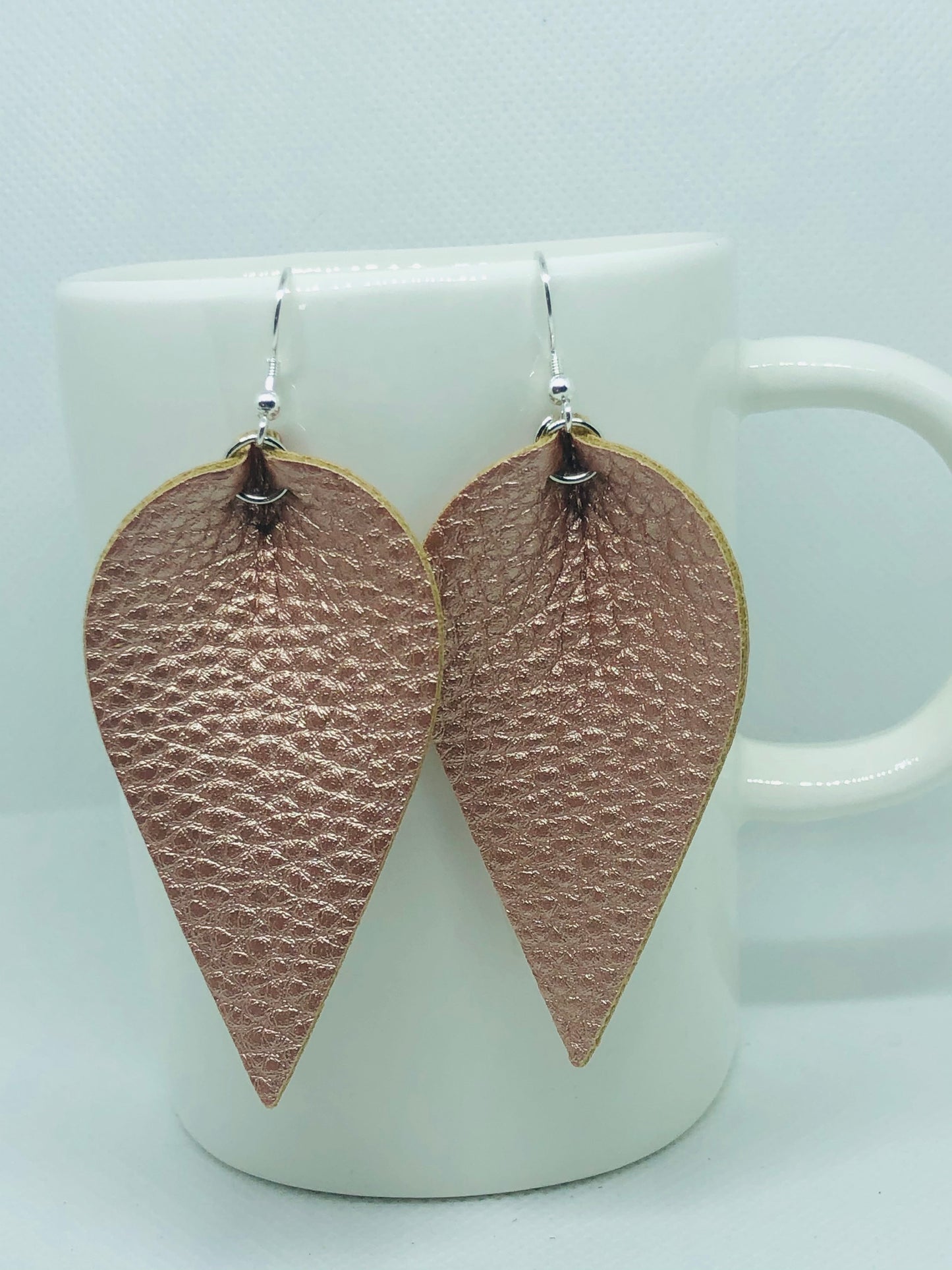 Folded Tear Drop Earrings