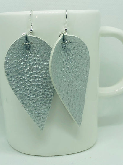 Folded Tear Drop Earrings